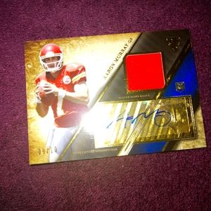 2014 TOPPS RELICS AARON MURRAY RC/AUTO/PATCH #9/10!!